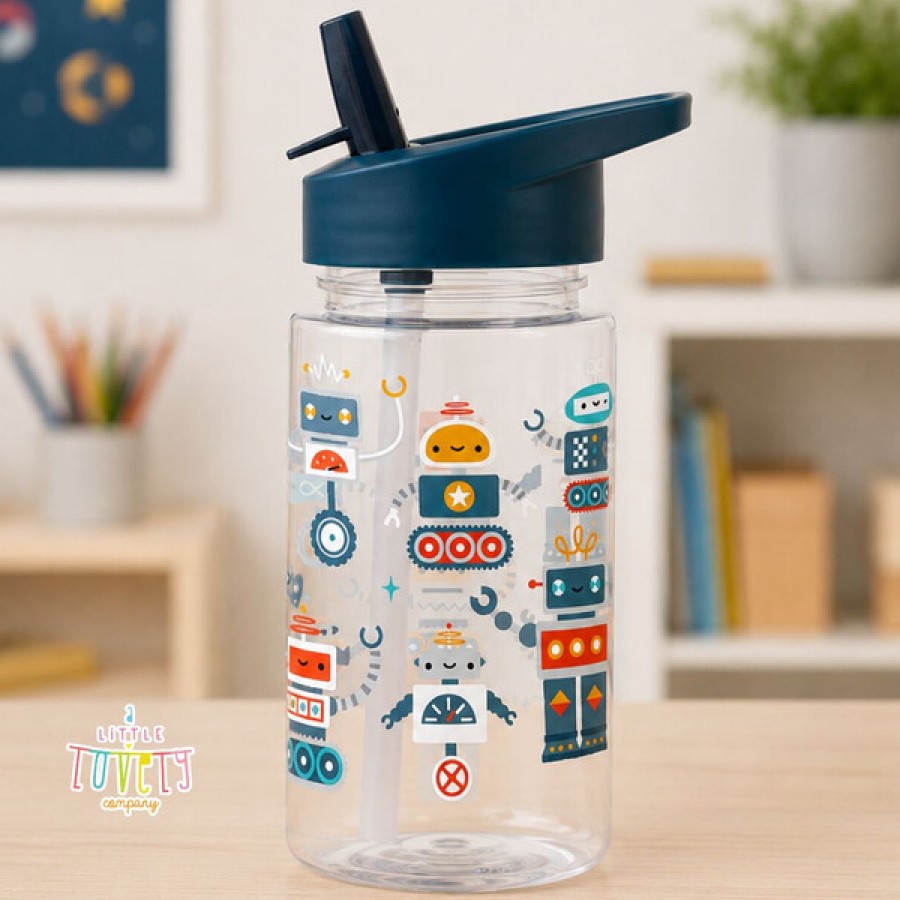Παιδικό Παγούρι από Tritan 450ml A Little Lovely Company Robots