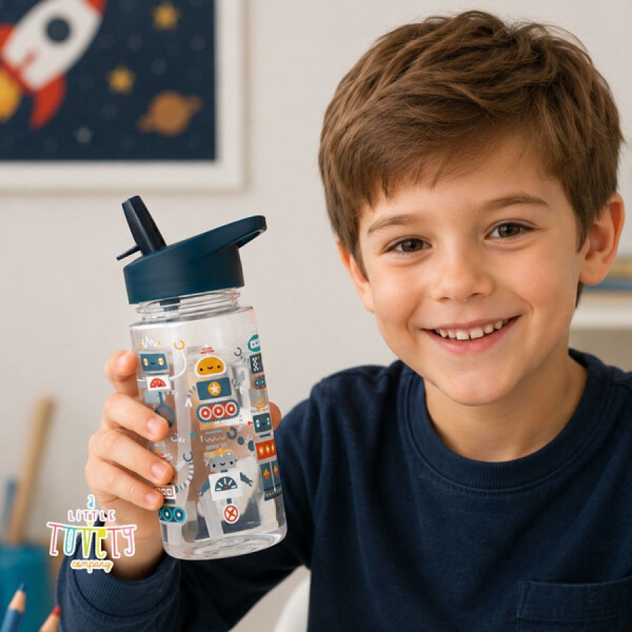 Παιδικό Παγούρι από Tritan 450ml A Little Lovely Company Robots