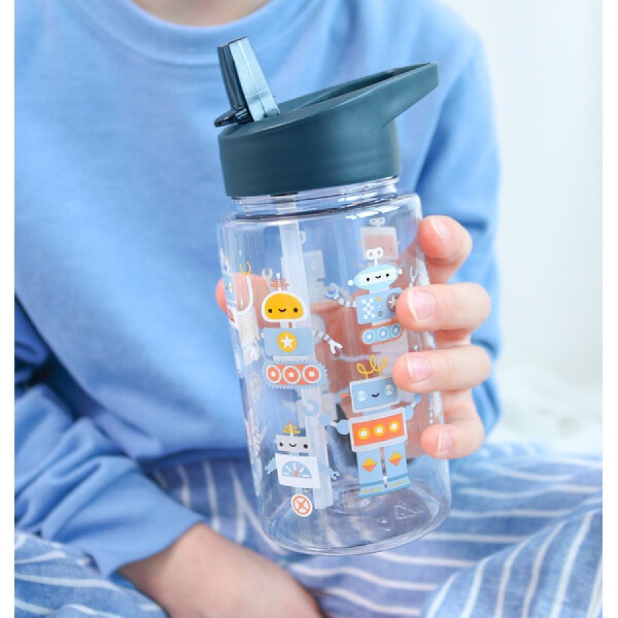 Παιδικό Παγούρι από Tritan 450ml A Little Lovely Company Robots