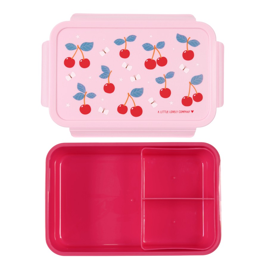 A little lovely company Παιδικό Δοχείο Φαγητού Bento με Χωρίσματα 1.2L Cherries