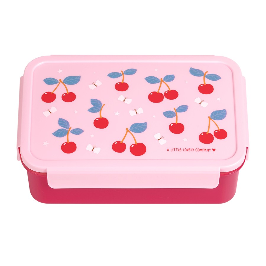A little lovely company Παιδικό Δοχείο Φαγητού Bento με Χωρίσματα 1.2L Cherries