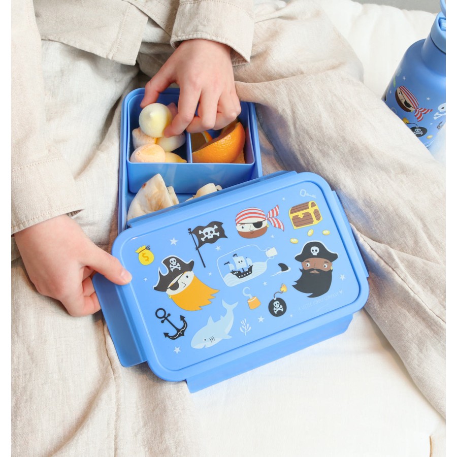 A little lovely company Παιδικό Δοχείο Φαγητού Bento με Χωρίσματα 1.2L Pirates