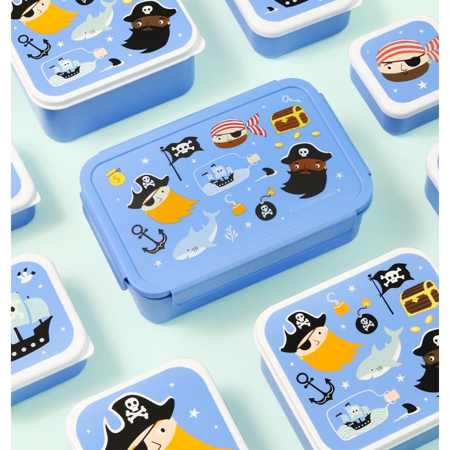 A little lovely company Παιδικό Δοχείο Φαγητού Bento με Χωρίσματα 1.2L Pirates
