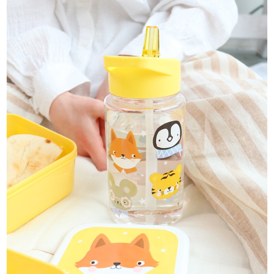 A little Lovely Company Παιδικό Παγούρι από Tritan 450ml Animal Friends