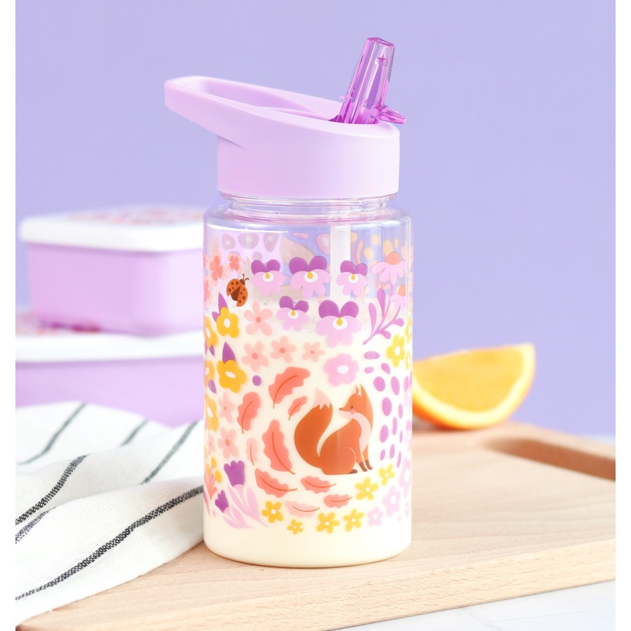 A little Lovely Company Παιδικό Παγούρι από Tritan 450ml Flower Garden