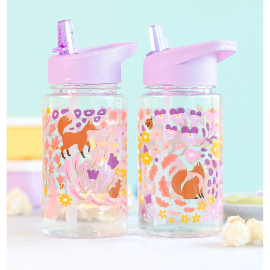 A little Lovely Company Παιδικό Παγούρι από Tritan 450ml Flower Garden