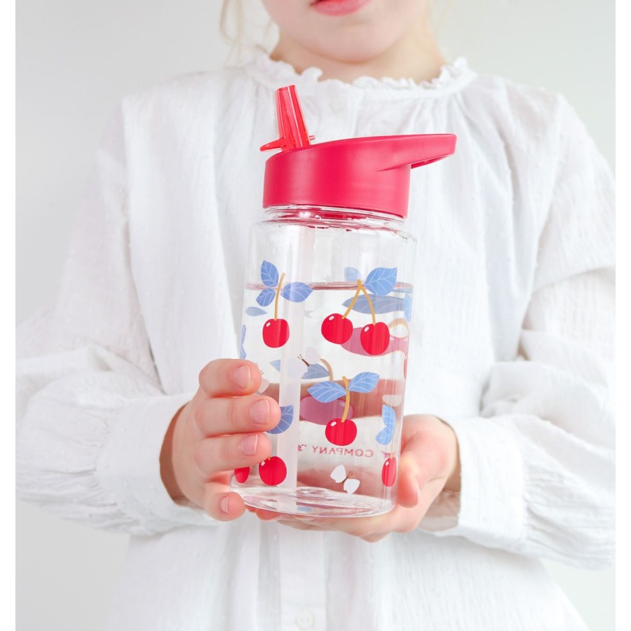 A little Lovely Company Παιδικό Παγούρι από Tritan 450ml Cherries