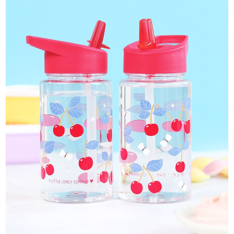 A little Lovely Company Παιδικό Παγούρι από Tritan 450ml Cherries