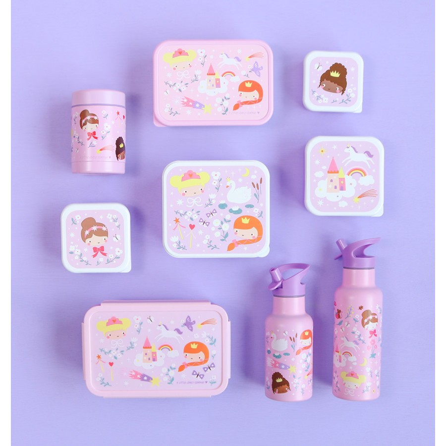 Σετ 4 Παιδικά Δοχεία Φαγητού Lunch & Snack Box A Little Lovely Company Princesses