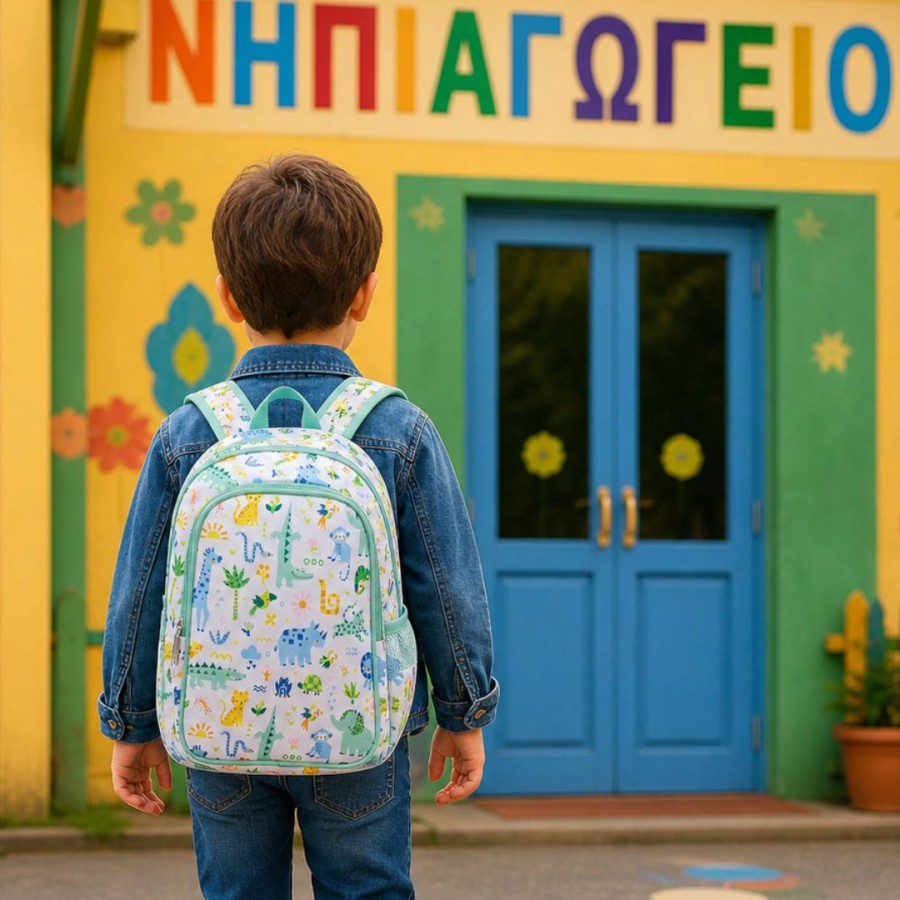 Τσάντα Πλάτης Νηπιαγωγείου με Ισοθερμική Θήκη A Little Lovely Company Jungle