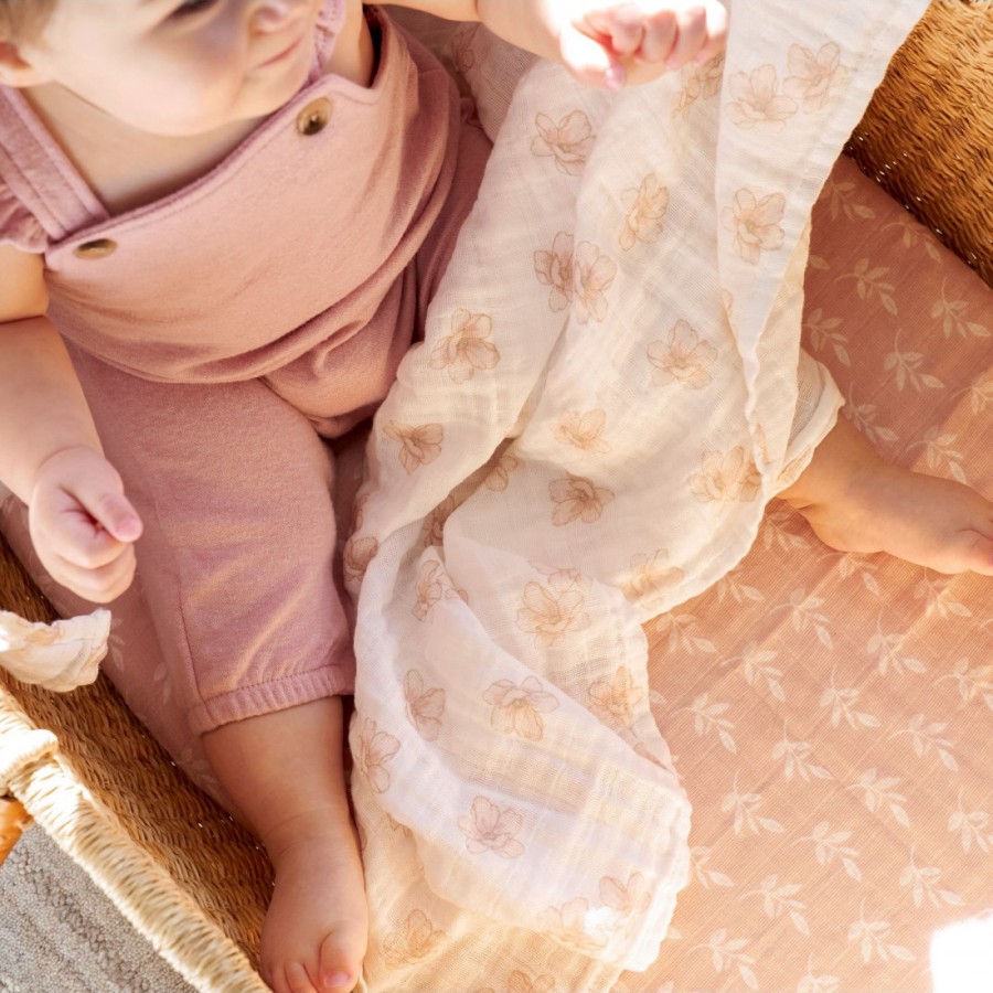 Aden + Anais Essentials Σετ 2 Μουσελίνες από Βαμβακερό Βαμβάκι Organic Swaddles Earthly 120x120εκ.