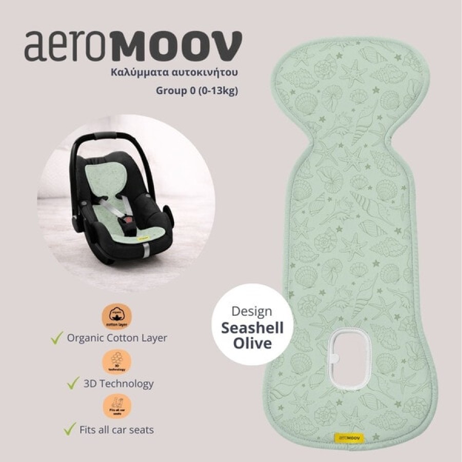 Αντι-ιδρωτικό Kάλυμμα Aeromoov Air Layer 15-36kg για Κάθισμα Αυτοκινήτου Group 2 Airtraffic