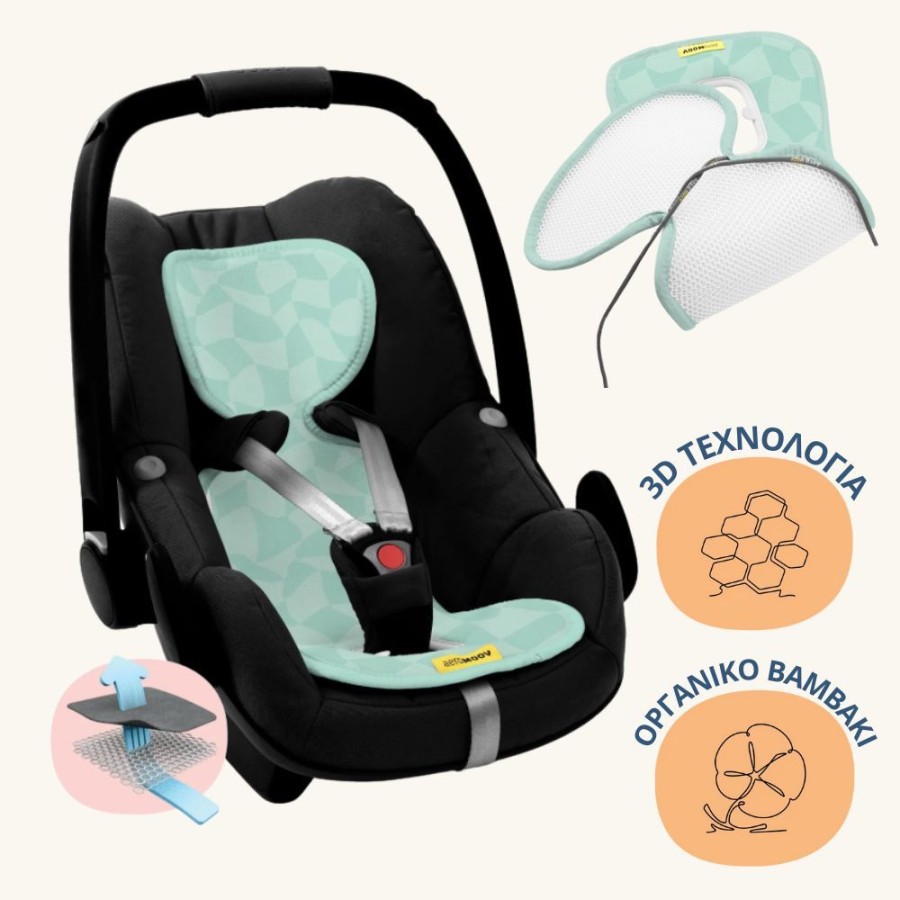 Aeromoov Αντι-ιδρωτικό Κάλυμμα Air Layer 0-13kg για Κάθισμα Αυτοκινήτου Group 0 Cute Cubes