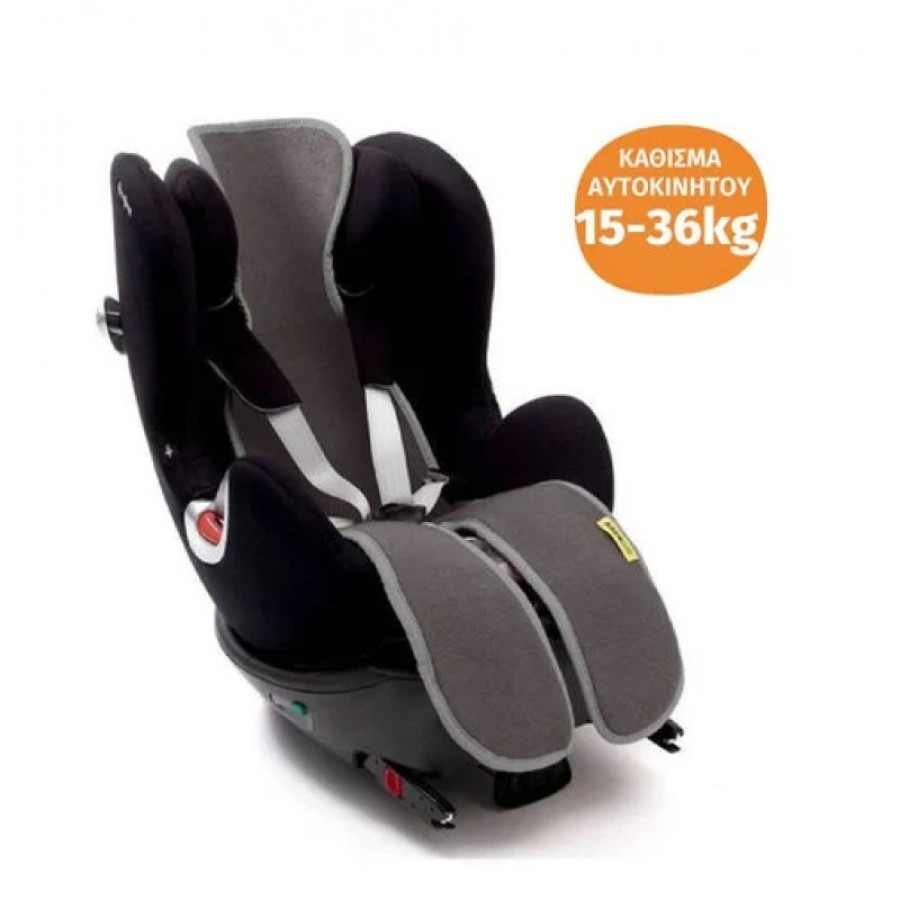Αντι-Ιδρωτικό Κάλυμμα Air Layer 15-36kg για Κάθισμα Αυτοκινήτου Group 2-3 Aeromoov Anthracite