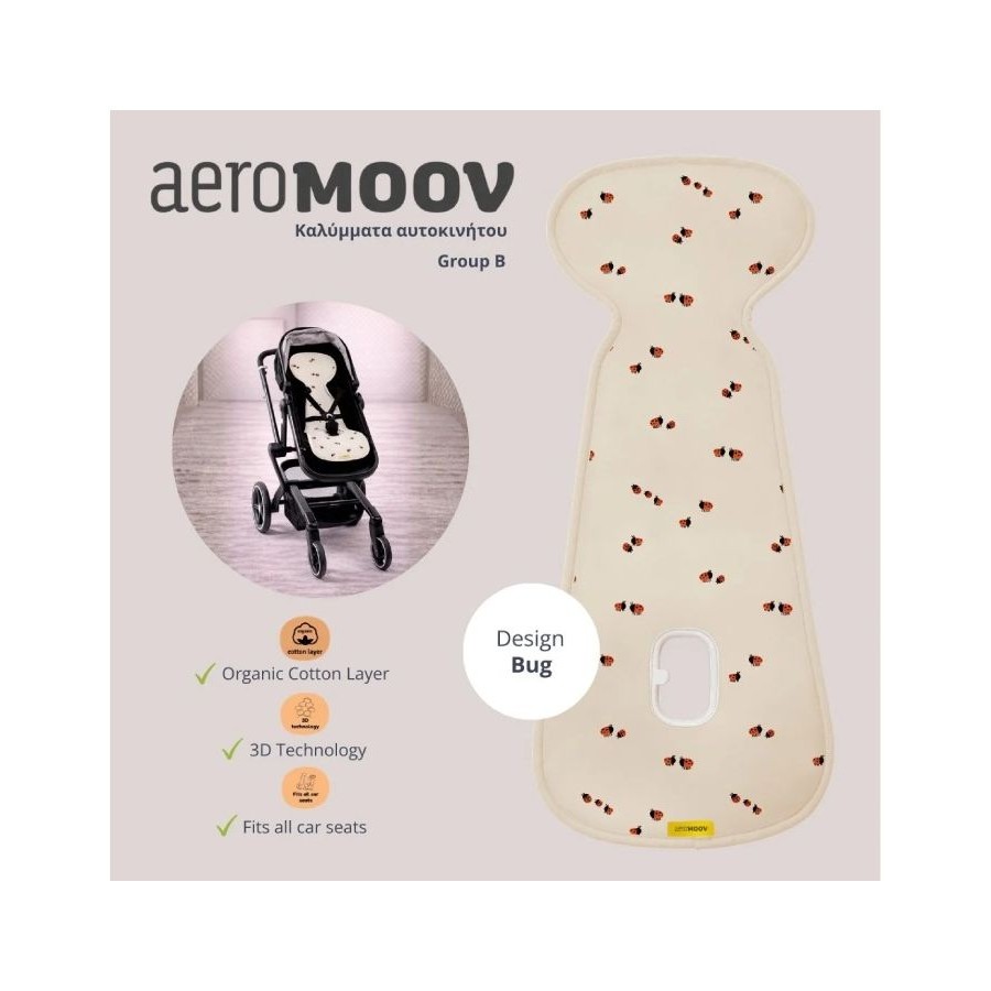 Αντι-ιδρωτικό Kάλυμμα Aeromoov Air Layer για Καρότσι Ladybug