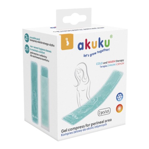 Akuku Επιθέματα Gel για Ευαίσθητες Περιοχές (2 Επιθέματα & 20 Καλύμματα Μίας Χρήσης)