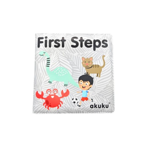 Akuku Μαλακό Βιβλιαράκι Μπάνιου First Steps