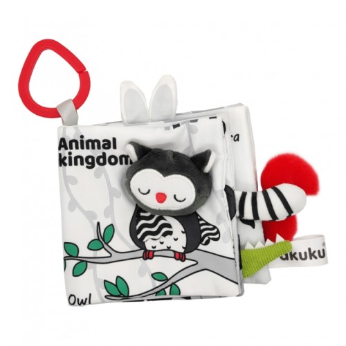 Akuku Βρεφικό Μαλακό Βιβλιαράκι Animal Kingdom