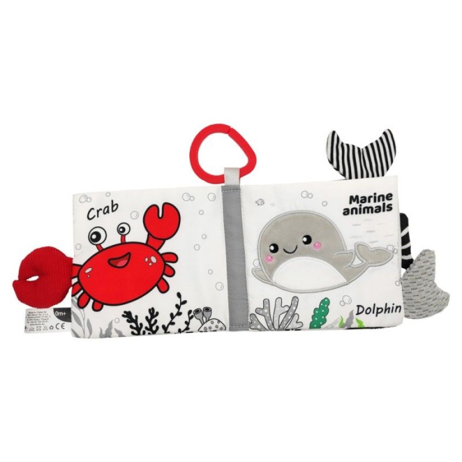 Akuku Βρεφικό Μαλακό Βιβλιαράκι Marine Animals