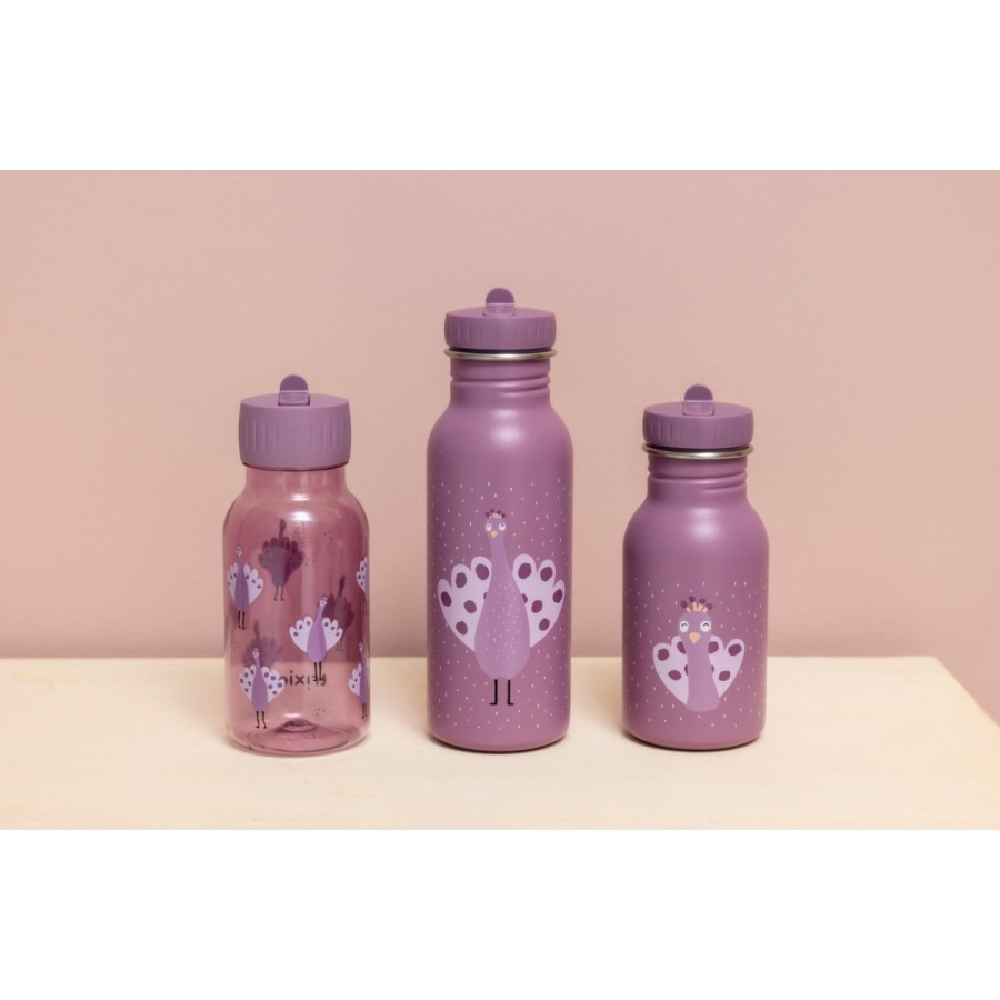 Ανοξείδωτο Παιδικό Μπουκάλι Trixie Mrs. Peacock 350ml