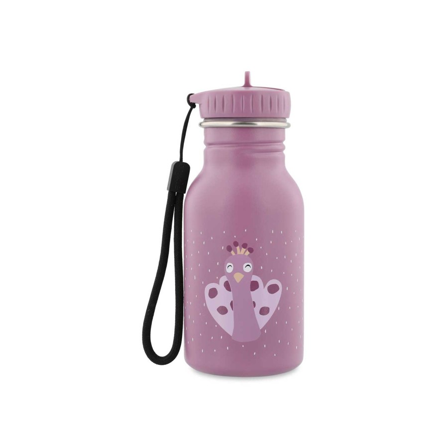 Ανοξείδωτο Παιδικό Μπουκάλι Trixie Mrs. Peacock 350ml