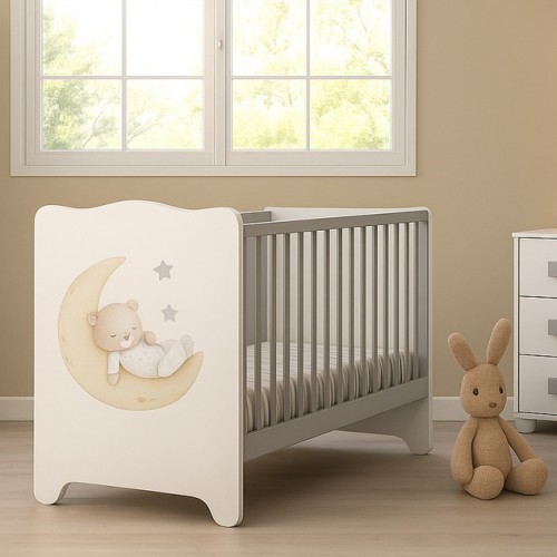 Asterias Bebe Προεφηβικό Βρεφικό Κρεβάτι ΝΕΦΕΛΗ 82x147x97cm