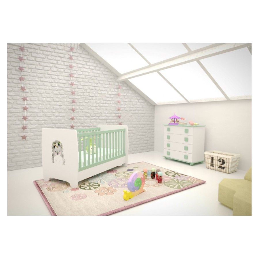 Asterias Bebe Προεφηβικό Βρεφικό Κρεβάτι ΕΒΕΛΙΝΑ 82x147x93cm