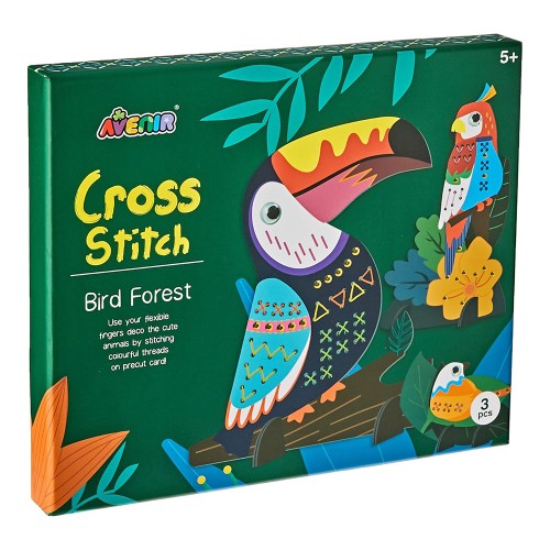 Avenir Παιχνίδια Κεντήματος Cross Stitch Bird Forest