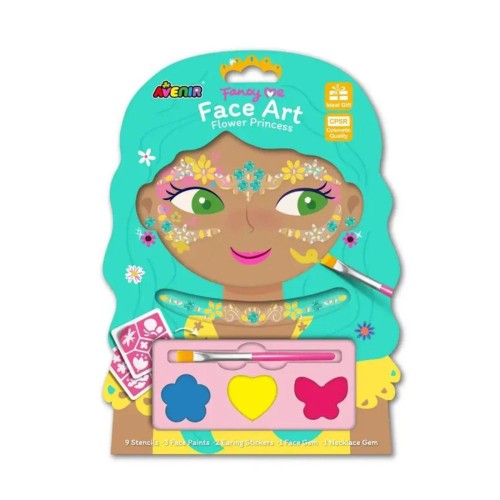 Avenir Παιδικό Σετ Ζωγραφικής Προσώπου Face Art Flower Princess