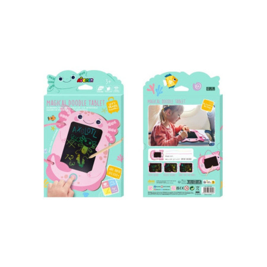 Παιδικό Tablet Ζωγραφικής LCD Avenir Magic Doodle Tablet Axolotl