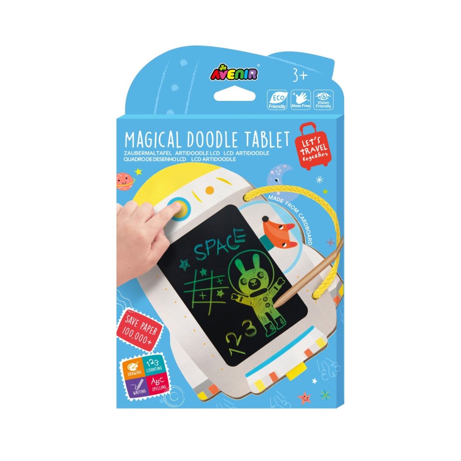 Παιδικό Tablet Ζωγραφικής LCD Avenir Magic Doodle Tablet Space