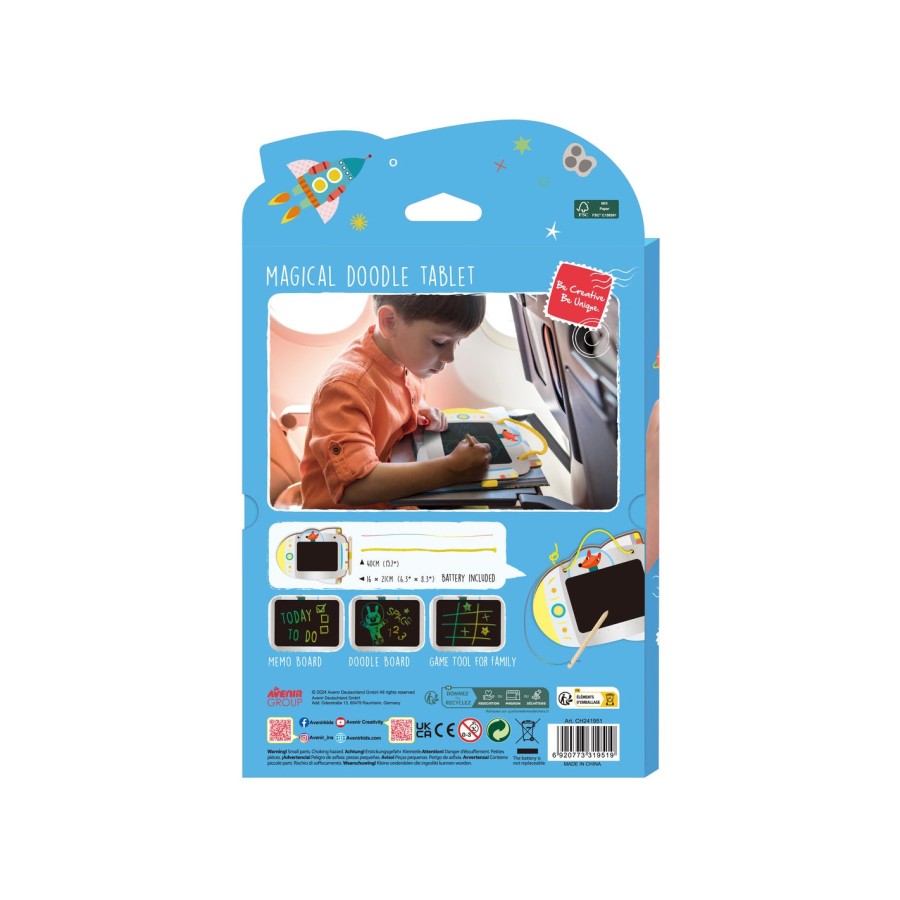 Παιδικό Tablet Ζωγραφικής LCD Avenir Magic Doodle Tablet Space