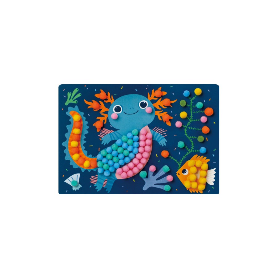 Παιδικό Σετ Χειροτεχνίας με Πομ Πομ DIY Avenir Everyday Craft Pom Pom Art Axolotl