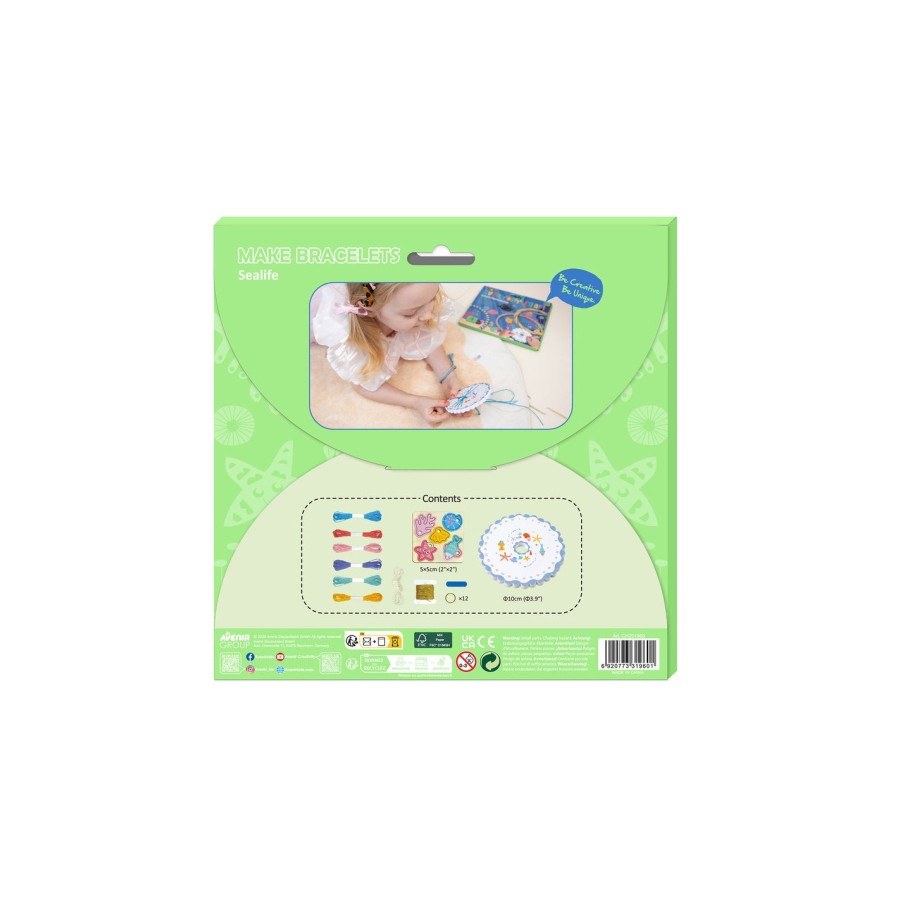 Παιδικό Σετ Κατασκευής Βραχιολιών DIY Avenir Everyday Craft Make Bracelets Sealife