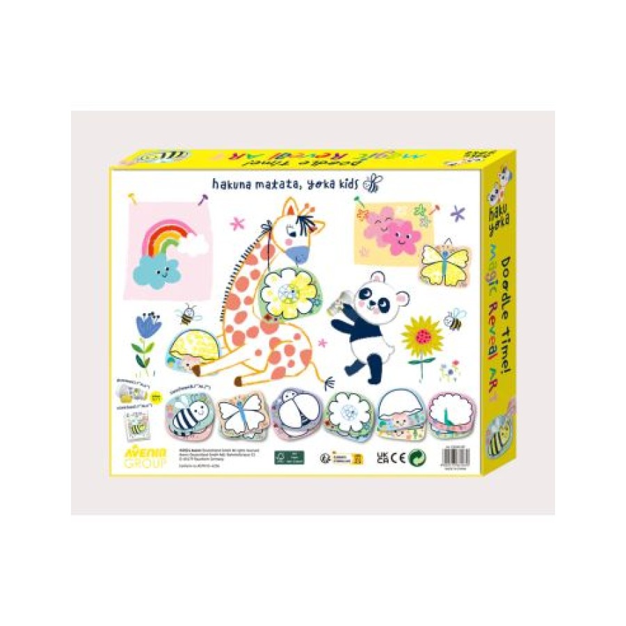 Haku Yoka Σετ Ζωγραφικής με Κάρτες Doogle Time-Magic Reveal Art Garden