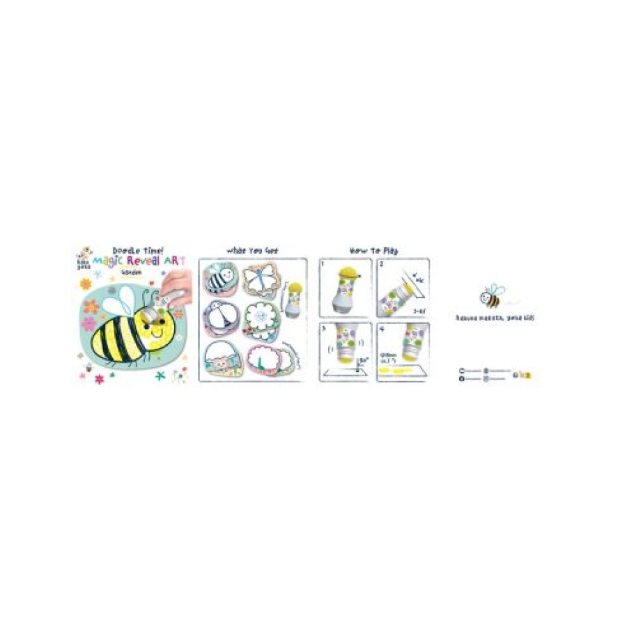Haku Yoka Σετ Ζωγραφικής με Κάρτες Doogle Time-Magic Reveal Art Garden