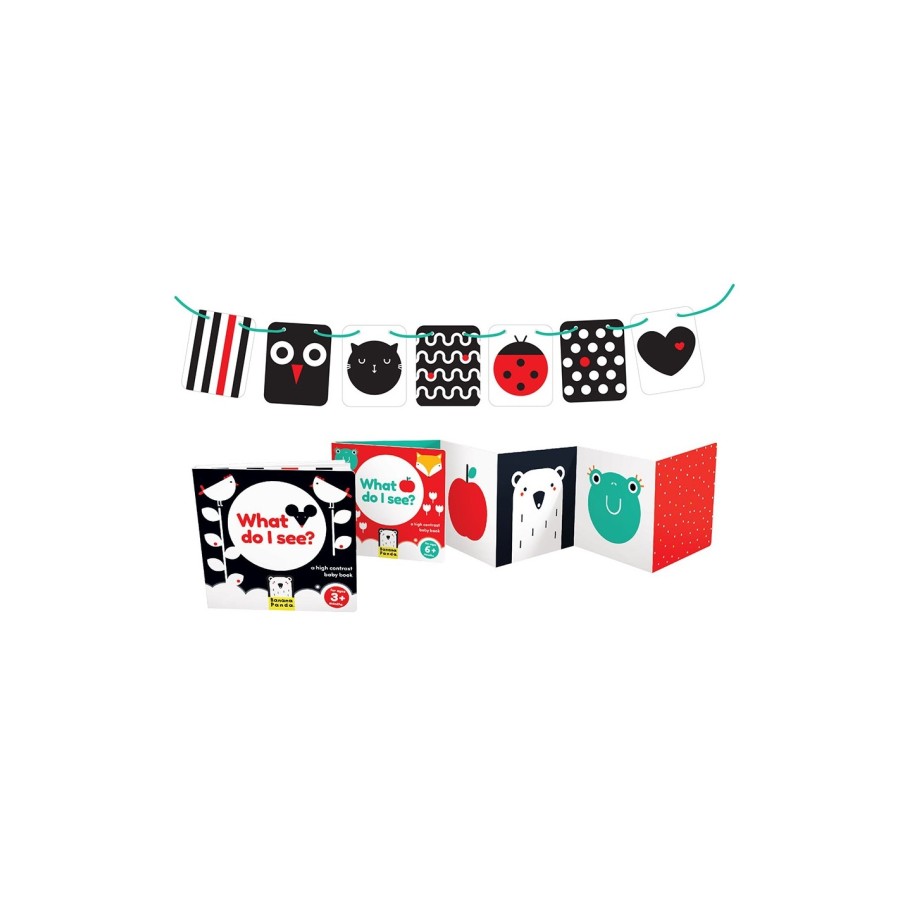 Banana Panda Βρεφικό Παιχνίδι με Κάρτες High Contrast Baby Pack 0m+, 3m+, 6m+