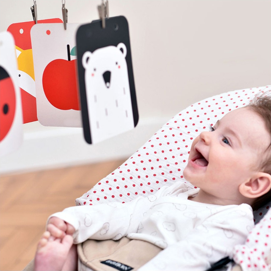 Banana Panda Βρεφικό Παιχνίδι με Κάρτες High Contrast Baby Pack 0m+, 3m+, 6m+