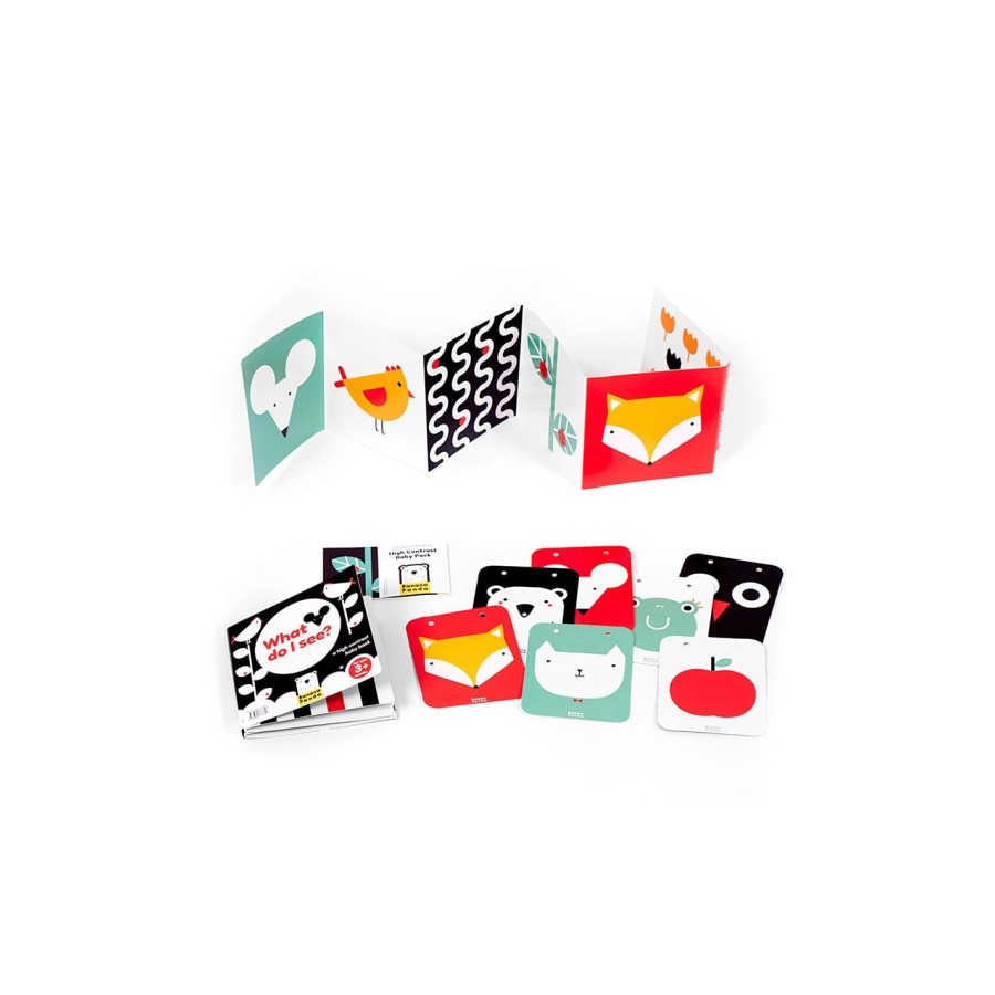 Banana Panda Βρεφικό Παιχνίδι με Κάρτες High Contrast Baby Pack 0m+, 3m+, 6m+