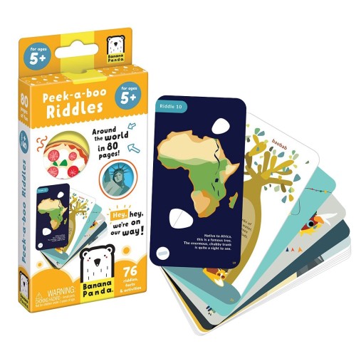 Banana Panda Εκπαιδευτικό Παιχνίδι με Κάρτες Peek-A-Boo Riddles 5+