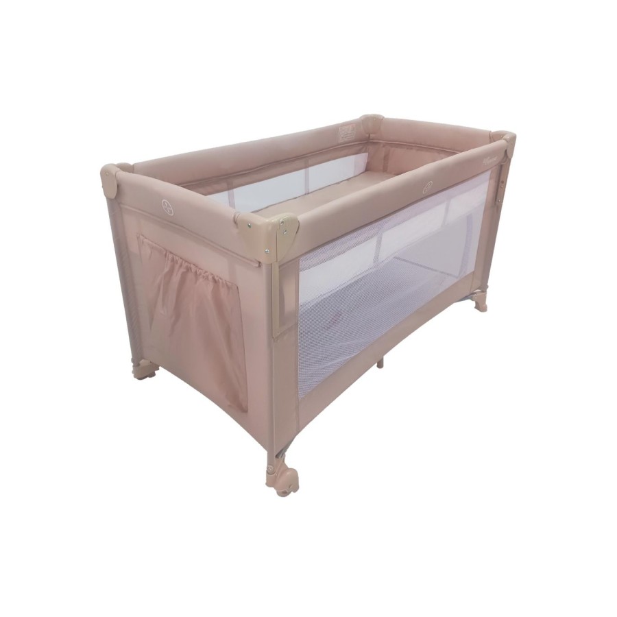 Παρκοκρέββατο Baby Adventure Dream 2 layers με Ανοιγόμενη Πλευρά Νο051 Beige