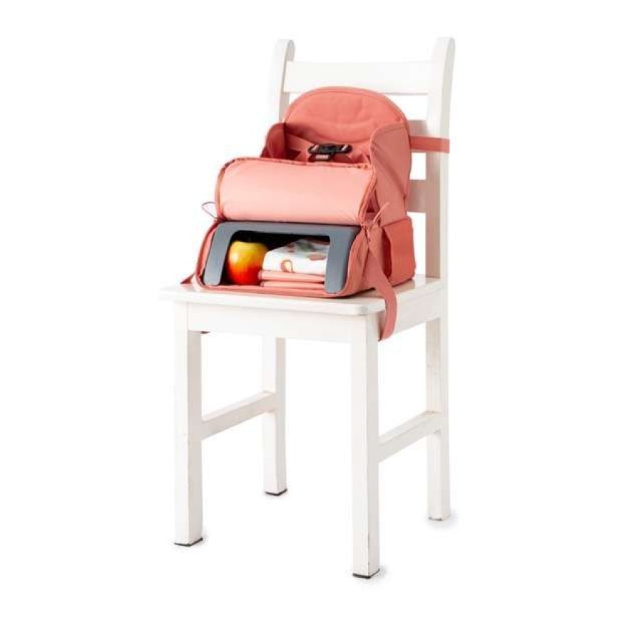 Baby To Love Travel Up Φορητό Καρεκλάκι (Booster Φαγητού) Vintage Pink