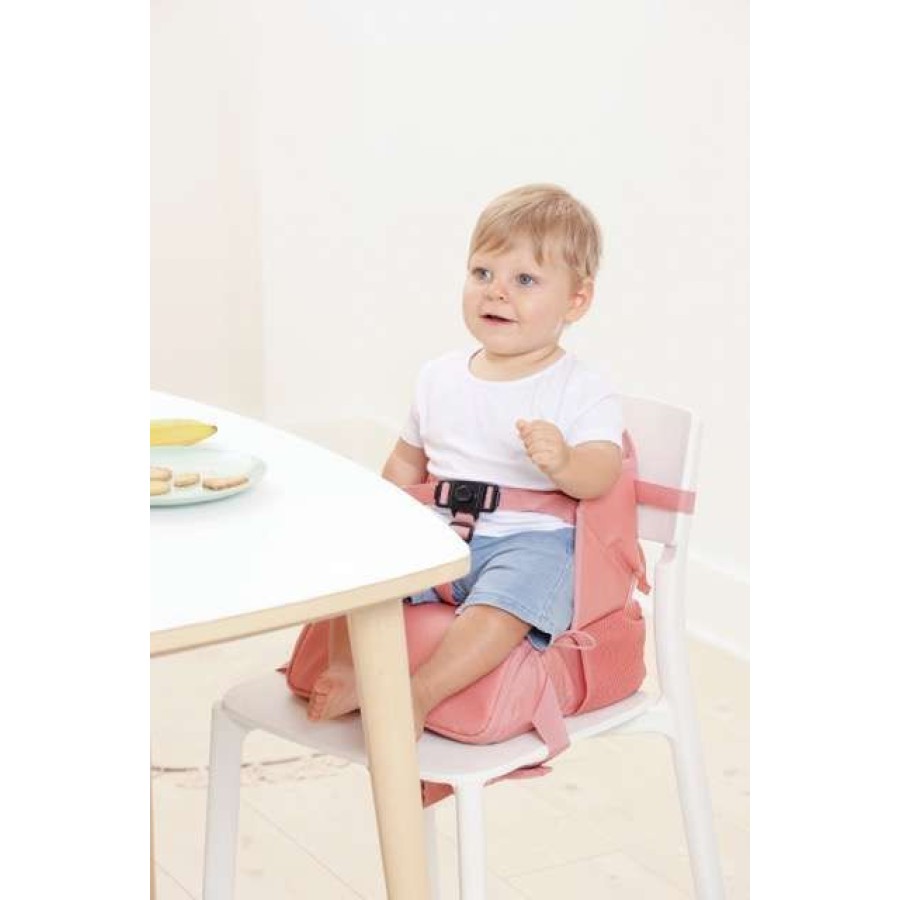 Baby To Love Travel Up Φορητό Καρεκλάκι (Booster Φαγητού) Vintage Pink