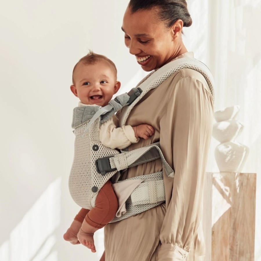 Βρεφικός Μάρσιπος BabyBjorn Mini 3D Mesh Cream