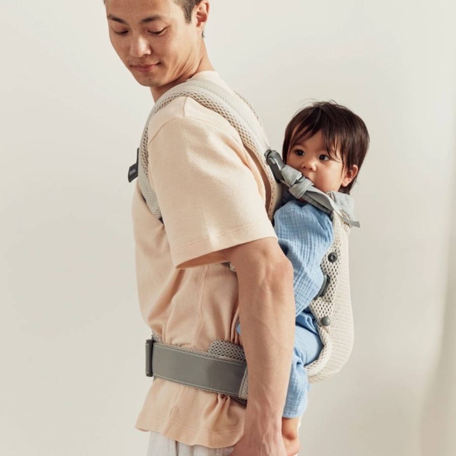 Βρεφικός Μάρσιπος BabyBjorn Mini 3D Mesh Cream