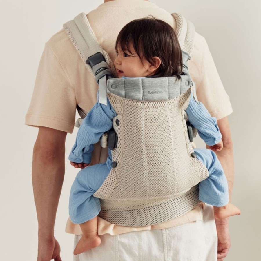 Βρεφικός Μάρσιπος BabyBjorn Mini 3D Mesh Cream