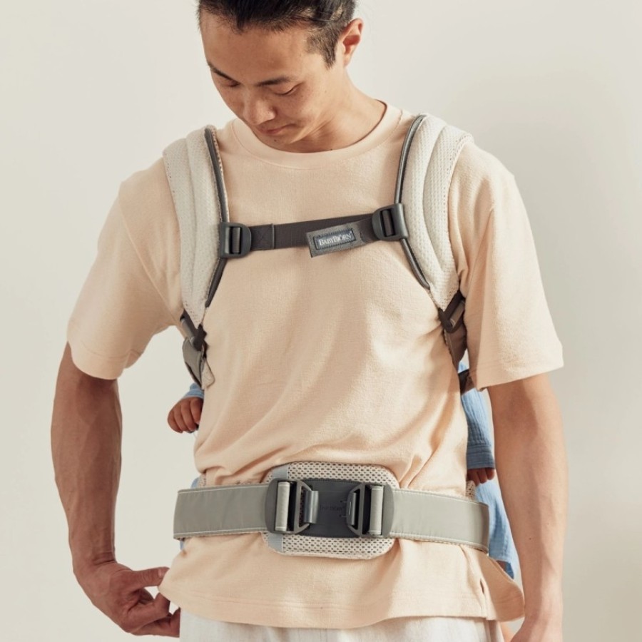 Βρεφικός Μάρσιπος BabyBjorn Mini 3D Mesh Cream