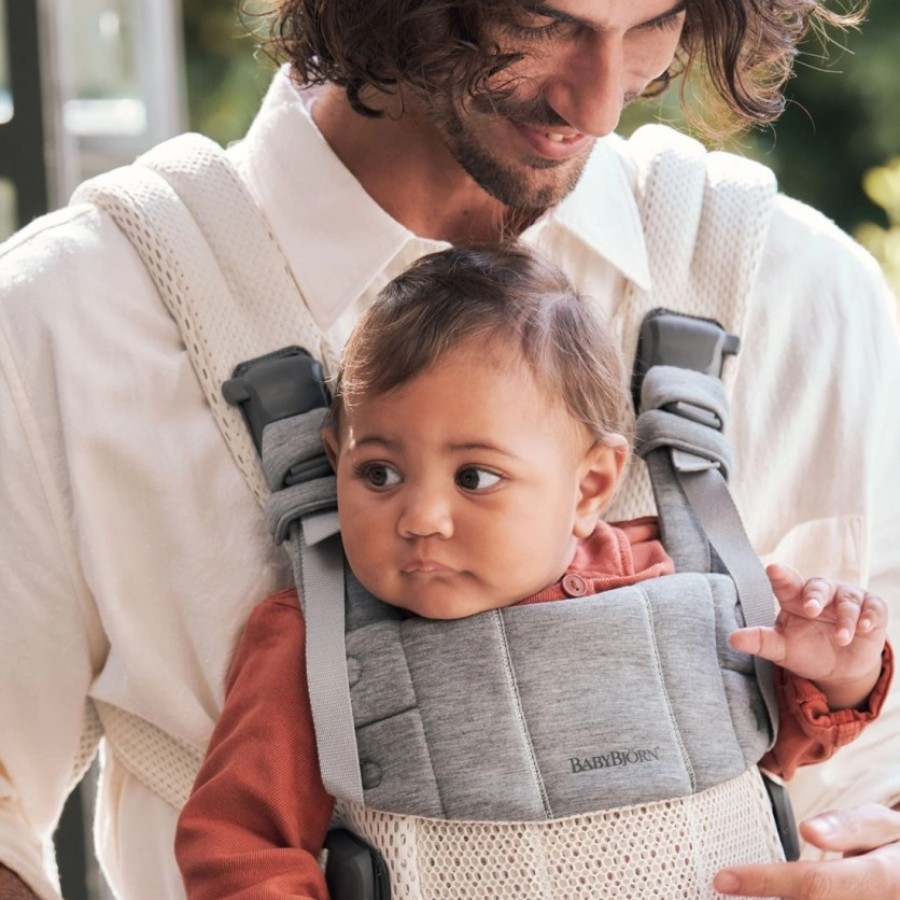 Βρεφικός Μάρσιπος BabyBjorn Mini 3D Mesh Cream