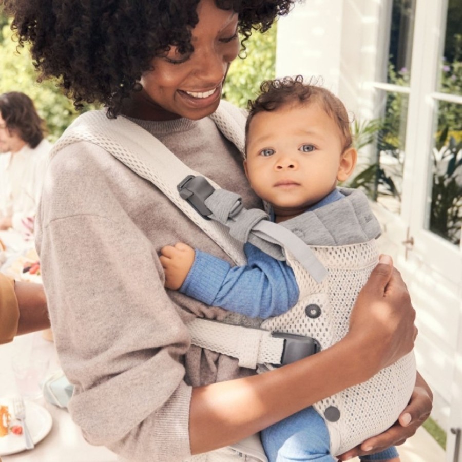 Βρεφικός Μάρσιπος BabyBjorn Mini 3D Mesh Cream