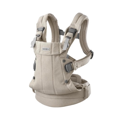 BabyBjorn Βρεφικός Μάρσιπος Harmony Woven Melange Light Beige